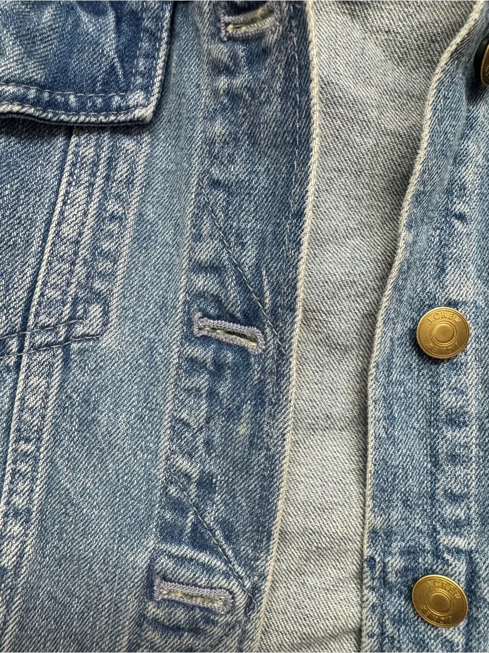 J.crew Classic denim jacket in Brilliant Day wash AI670 M